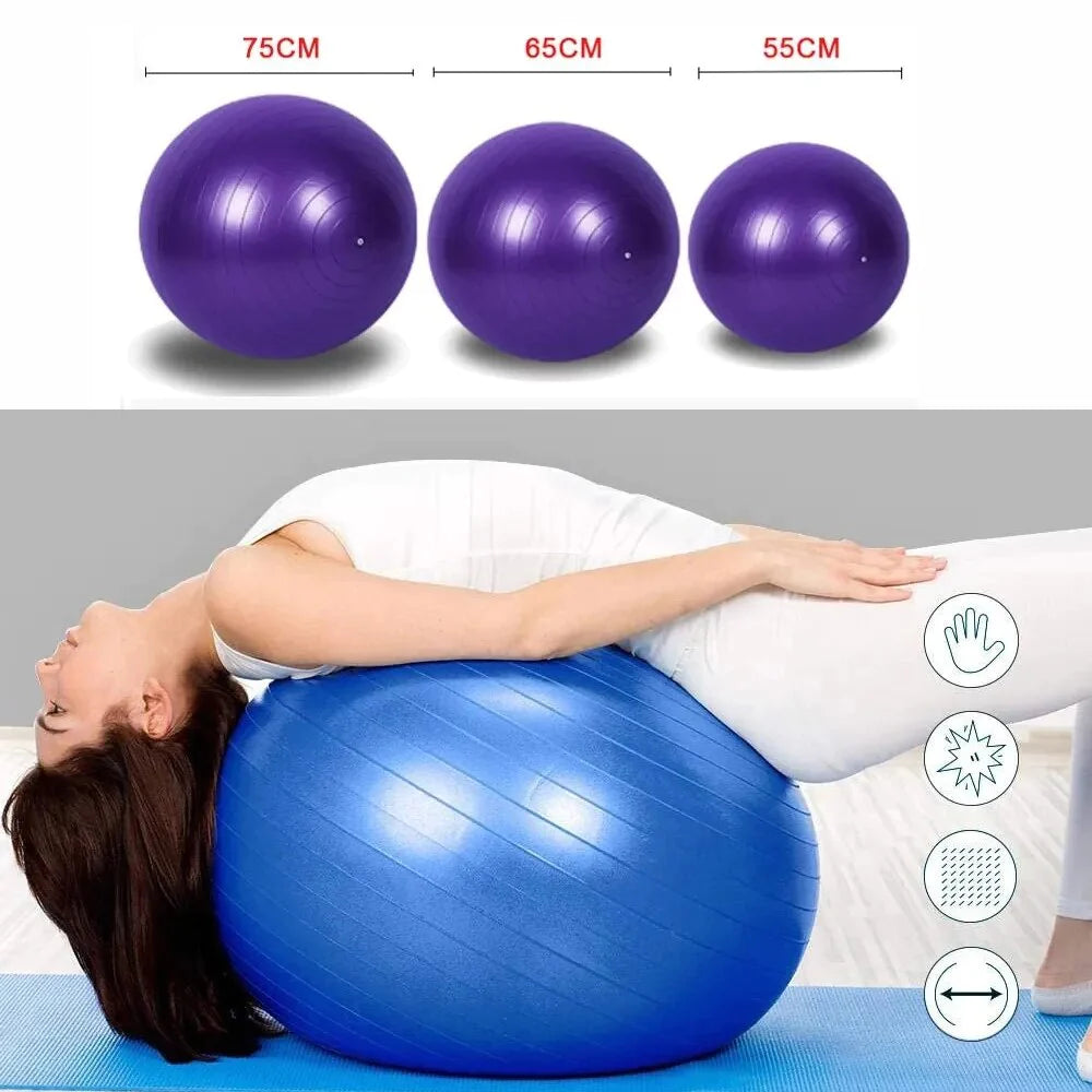 Anti-Pressure Explosion-Proof Pilates Yoga Ball