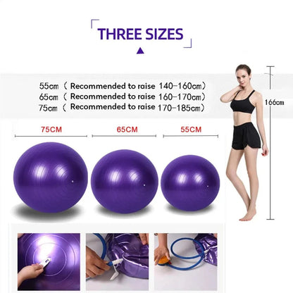 Anti-Pressure Explosion-Proof Pilates Yoga Ball