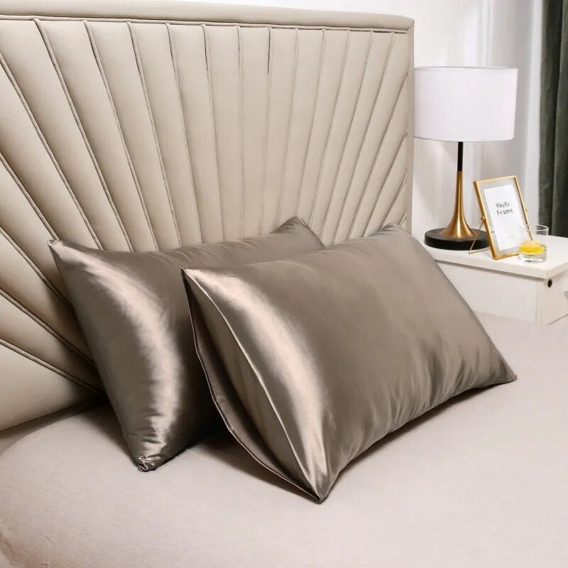 100% Silky Satin Pillow Cover