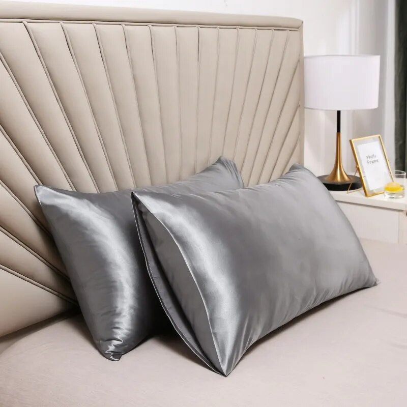 100% Silky Satin Pillow Cover