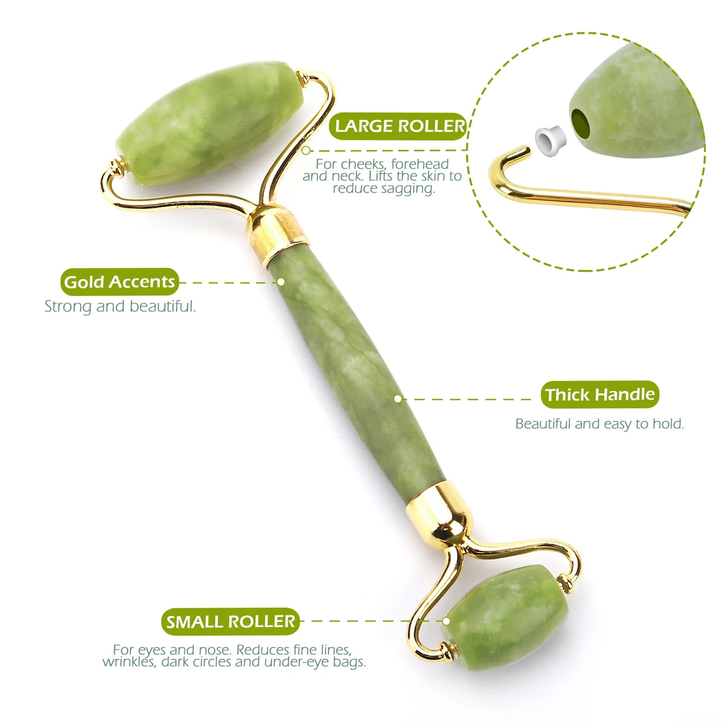 Natural Facial Roller Massager