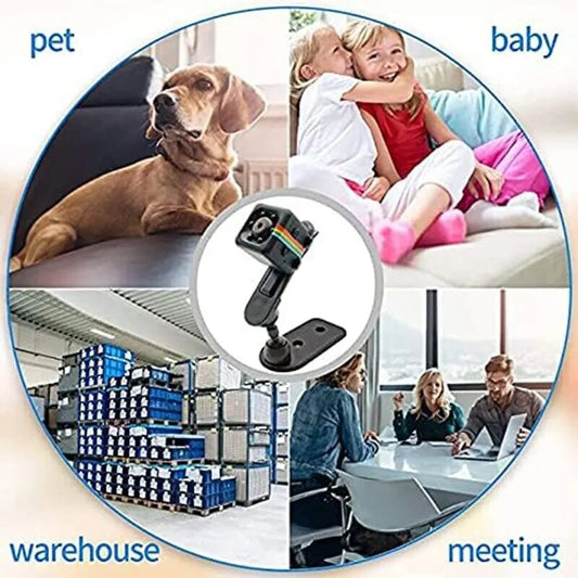 Mini Camera HD 1080P Portable Small Nanny Cam Video Voice Recorder Indoor Covert Security Camera for Home and Office