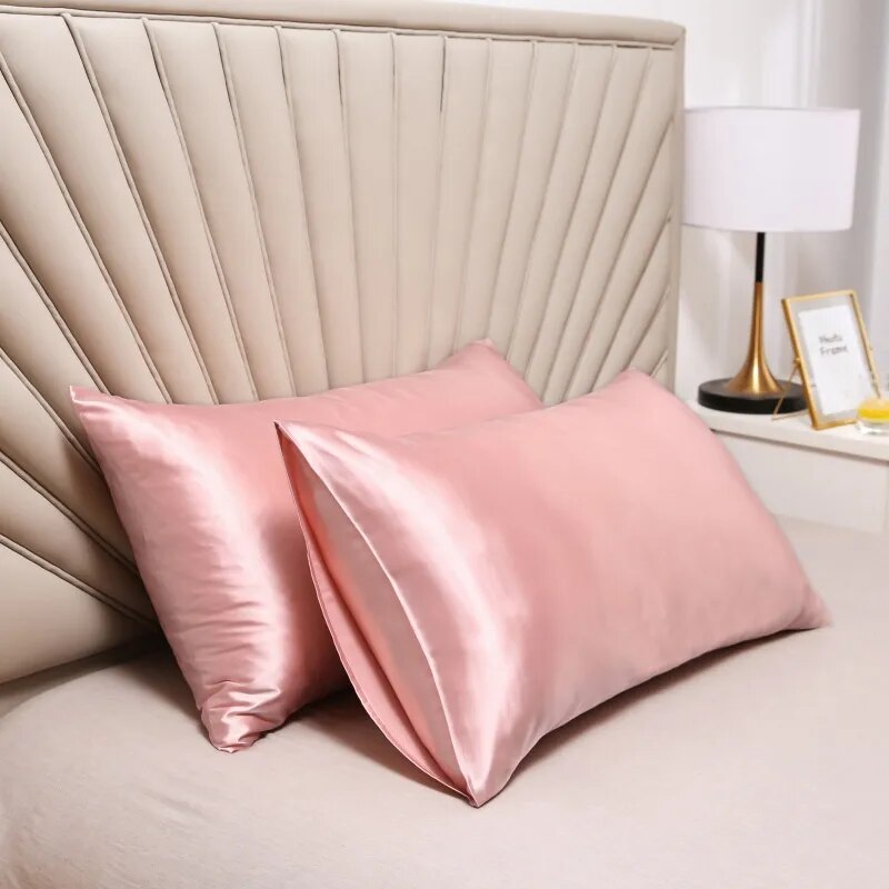 100% Silky Satin Pillow Cover