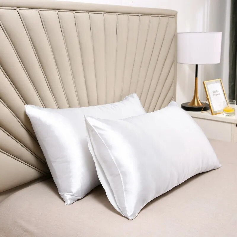 100% Silky Satin Pillow Cover